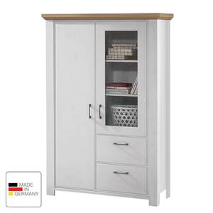 Highboard Rusper witte grenenhouten look/eikenhouten look