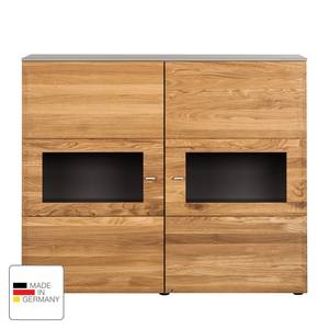 Dressoir Solano I Knoesteikenhout/platina bruin - Zonder verlichting