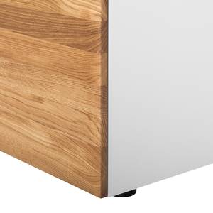 Highboard Solano III Asteiche / Weiß - Ohne Beleuchtung