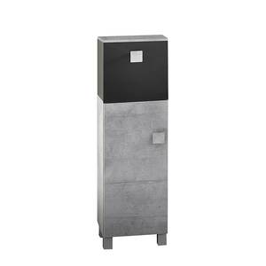 Armoire de salle de bain Toronto I Anthracite / Gris minéral - Anthracite / Gris minéral