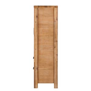 Highboard Toumanar deels massief acaciahout - zandkleurig acaciahout