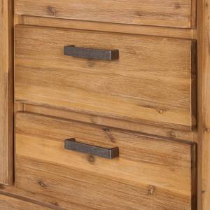 Highboard Toumanar deels massief acaciahout - zandkleurig acaciahout