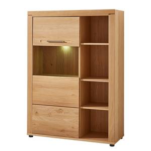 Highboard Valmiera I (inkl. Beleuchtung) Eiche