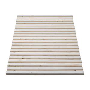 Rollattenbodem Burbia II Beige - Massief hout - 90 x 1.8 x 200 cm