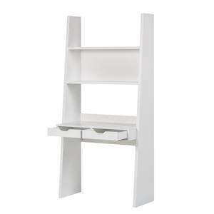 Combinaison bureau étagère Verno Blanc mat - Blanc mat