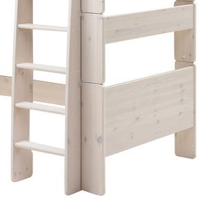 Letto a soppalco Steens For Kids Legno massello di pino Bianco soppalco Steens for Kids