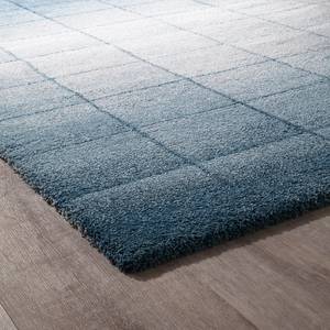 Tapis Beau Cosy Tissu mélangé - Bleu / Gris - 120 x 170 cm