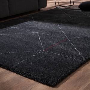 Hoogpolig tapijt Beau Cosy textielmix - Zwart - 160x230cm