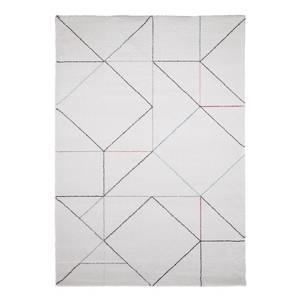 Hoogpolig tapijt Beau Cosy textielmix - Wit - 80x150cm