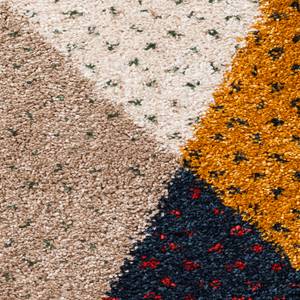 Hoogpolig tapijt Eden Cosy textielmix - beige/rood - 200x290cm