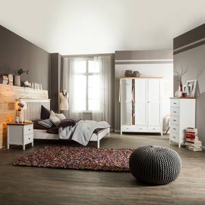 Hoge kast Celeste wit/honingkleuren