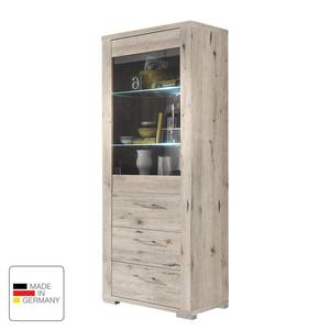 Hoge kast Hunton II zandkleurige eikenhouten look