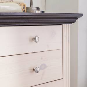 Highboard Lyngby massief grenenhout - Grenenhout wit/Grenenhout wengéhout