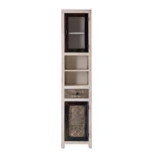 Armoire Goa White II Acacia / Partiellement en manguier massif - Multicolore