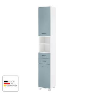 Armoire Lumo Blanc / Bleu colombe