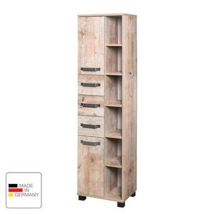 Hoge kast Milan II Findus eikenhouten look