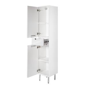 Armoire haute Romana Blanc brillant - Blanc brillant