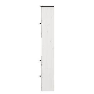 Armoire colonne Senna I Pin massif - Blanc / Havane