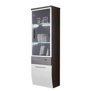 Armoire-colonne tare Anthracite - Blanc