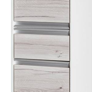 Hochschrank Tinus Weiß - Holzwerkstoff - 35 x 160 x 36 cm