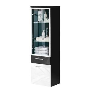 Armoire-colonne Vibrant Anthracite / Blanc