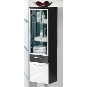 Armoire-colonne Vibrant Anthracite / Blanc