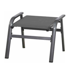 Hocker Core Kunstfaser / Aluminium - Dunkelgrau