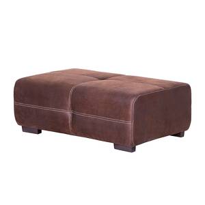 Hocker Emilio bruine antiek lerenlook