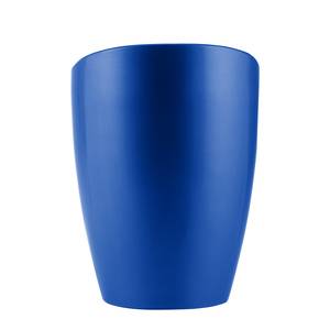 Sgabello Harvey Plastica / Stoffa - Tessuto Ameria: blu