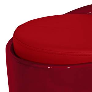 Hocker Harvey kunststof/kunstleer Kunstleer Veli: Rood