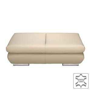 Hocker Masca Echtleder Beige