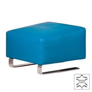 Hocker Newtown Echtleder Petrol