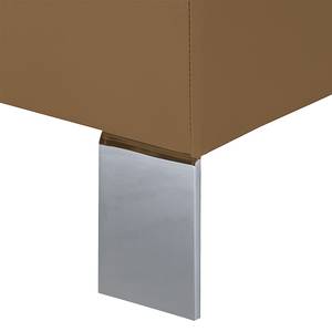 Tabouret Peillon Cuir véritable cognac