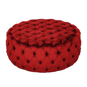 Hocker Pradera Samt Rot