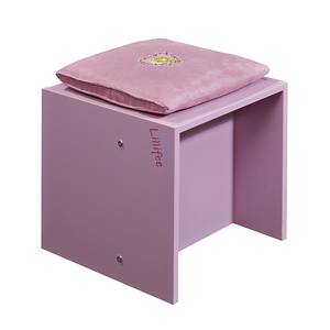 Sgabello Prinzessin Lillifee Rosa - Con cuscino di seduta