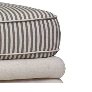 Hocker Rokko Webstoff - Beige/Grau