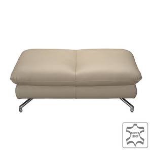 Hocker Sharon beige echt leer