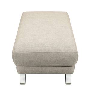 Hocker Silvano beige geweven stof