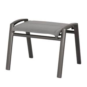 Tabouret Varese Relax Matière synthétique / Aluminium - Anthracite