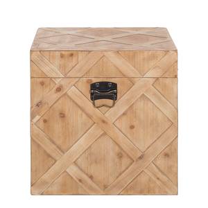 Holztruhe Souillac Eiche massiv - Breite: 48 cm