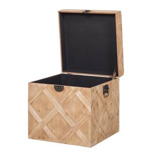 Holztruhe Souillac Eiche massiv - Breite: 48 cm