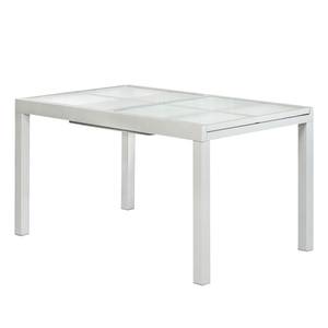 Table extensible Amalfi III Aluminium / Verre