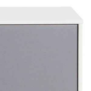 Credenza bassa Stan Bianco/Grigio