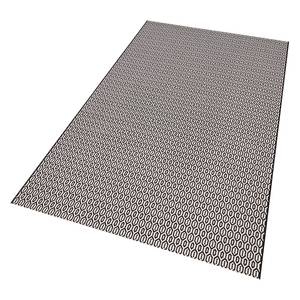 Tapis intérieur/extérieur Coin Fibre synthétique - Noir / Blanc - 200 x 290 cm