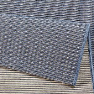 Tapis intérieur/extérieur Match Fibre synthétique - Bleu Gris