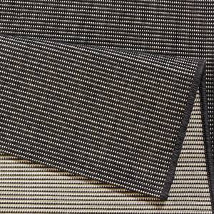Tapis intérieur/extérieur Match Fibre synthétique - Noir - 160 x 230 cm