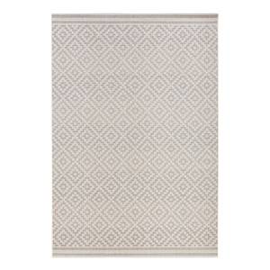 Tapis intérieur/extérieur Raute Fibre synthétique - Blanc / Gris - 80 x 150 cm