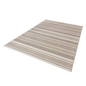 Tapis intérieur/extérieur Strap Fibre synthétique - Beige / Taupe - 120 x 170 cm