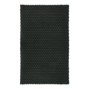 Tapis d’intérieur et d’extérieur Uni (ti Fibres synthétiques - Noir