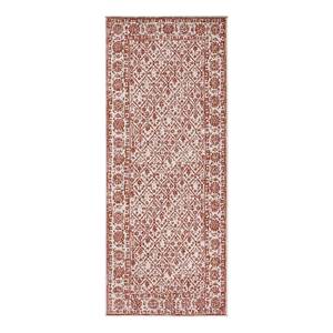 Tapis de couloir int./ext. Curacao Fibres synthétiques - Rouge brique - 80 x 250 cm